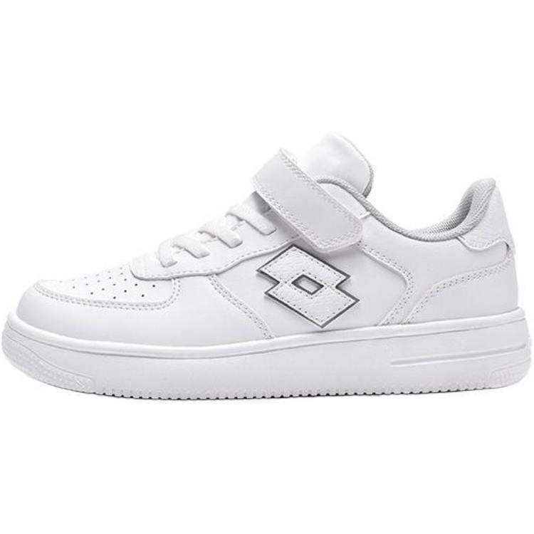 LOTTO Slip Resistant Abrasion Resistant Slip Resistant Abrasion Resistant Low top Kids' Skateboarding Shoes White Kids'