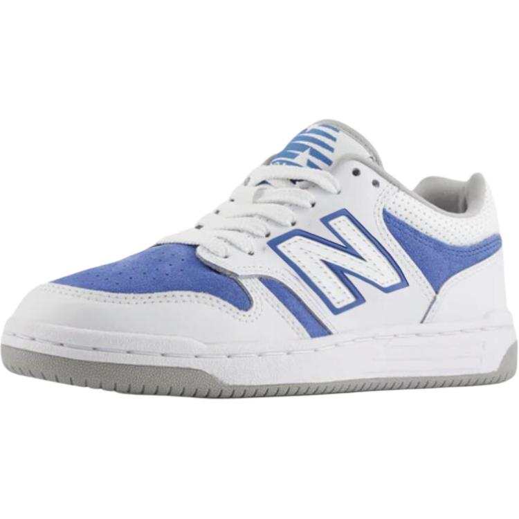New Balance New Balance NB 480 Abrasion Resistant Low top Kids Lifestyle Shoes White Blue Standard M Kids'