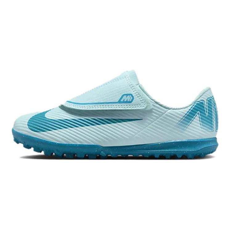Nike Nike Mercurial Vapor 16 Slip Resistant Abrasion Resistant Low top Kids' Soccer Shoes Blue Kids'