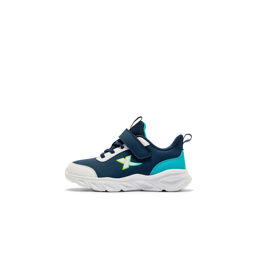 XTEP Slip Resistant Slip Resistant Low top Kids' Running Shoes Blue Children Aged 3 7 Years Old