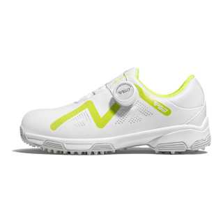 PGM Microfiber Leather Kids' Training Shoes White Green Kids'