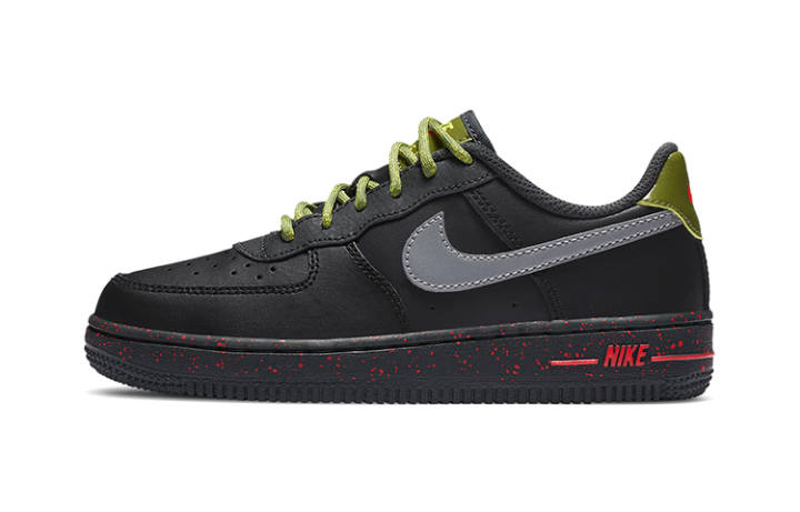 Nike Nike Air Force 1 Low Black Asparagus PS