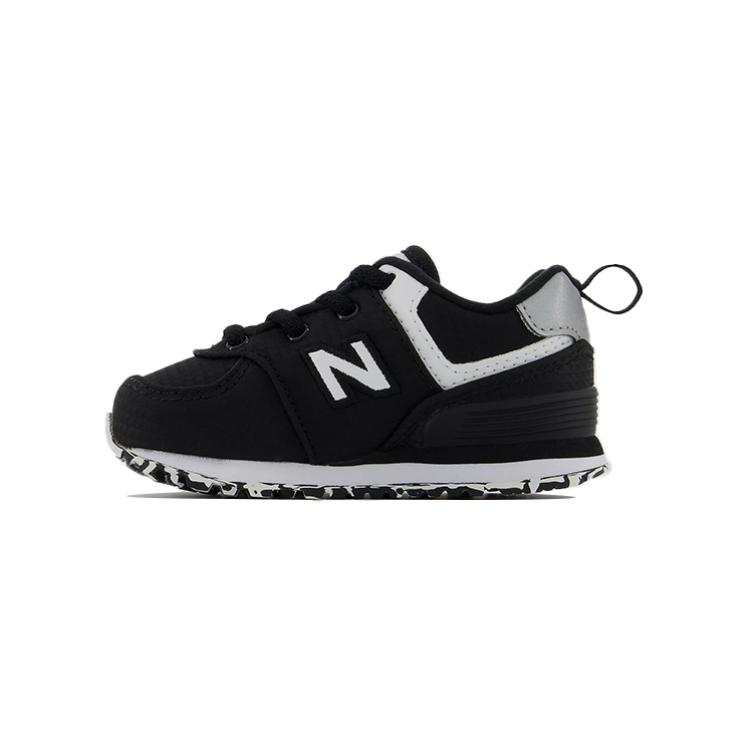 New Balance New Balance Windbreaker Comfortable Cushioning Abrasion Resistant Breathable Low top Toddler Shoes Black