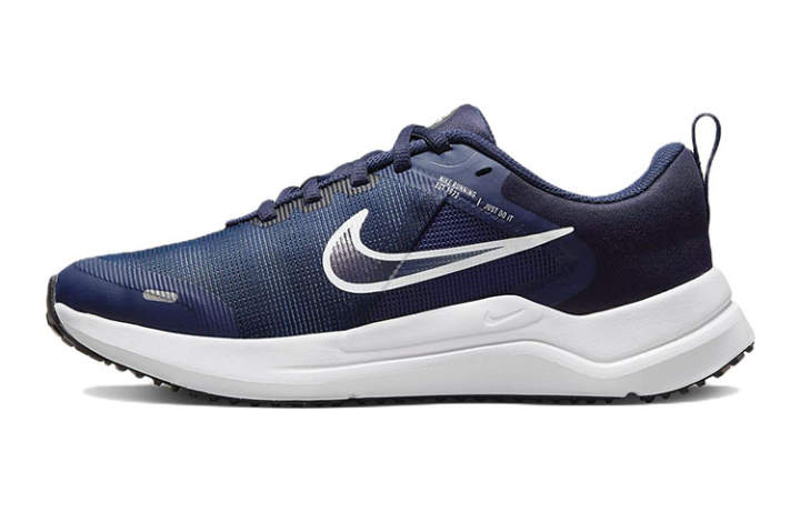 Nike Nike Downshifter 12 Cushioning Slip Resistant Abrasion Resistant Low top Running Shoes Blue White Purple Unisex