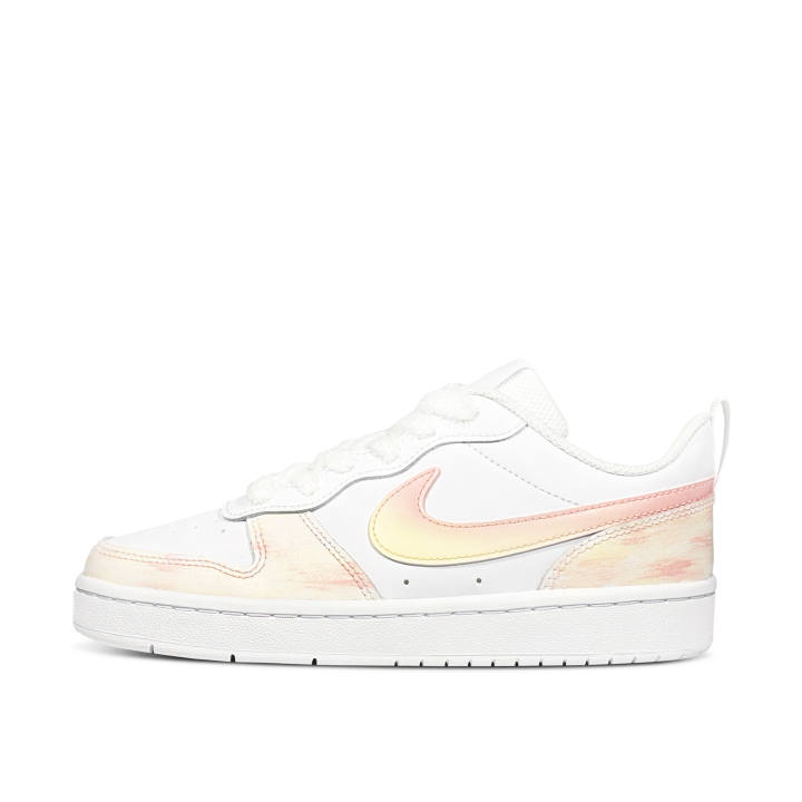 Nike Nike Court Borough Sunset Boulevard Low top Skateboard Shoes Yellow Pink Kids'
