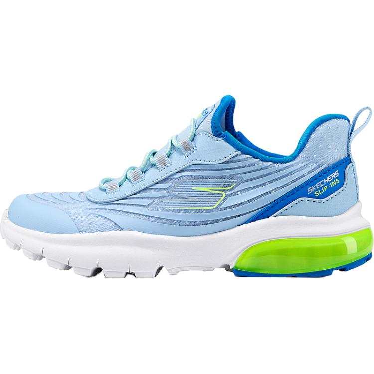 Skechers Kids Cushioning Breathable Low top Kids Lifestyle Shoes Blue Kids'
