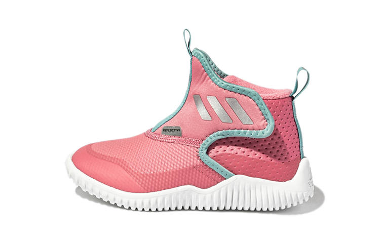 Adidas Adidas Rapidazen Mid C Fabric Comfortable Mid top Kids' Running Shoes Fuchsia Children Aged 3 7 Years Old