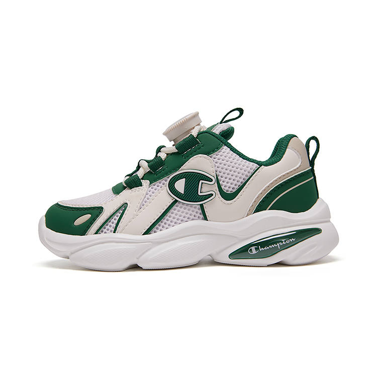 Champion Kids Lightweight Cushioning Breathable Lightweight Cushioning Breathable Low top Kids Lifestyle Shoes Green