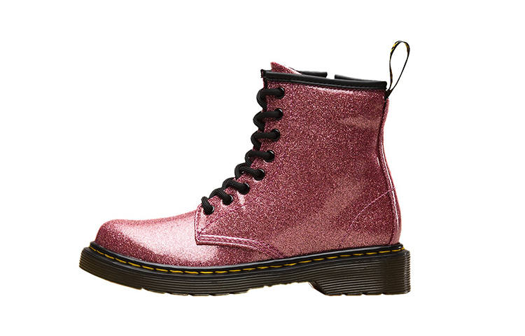 Dr.Martens 1460 Abrasion Resistant Cushioning Kids' Leather Boots Pink Children Aged 3 7 Years Old