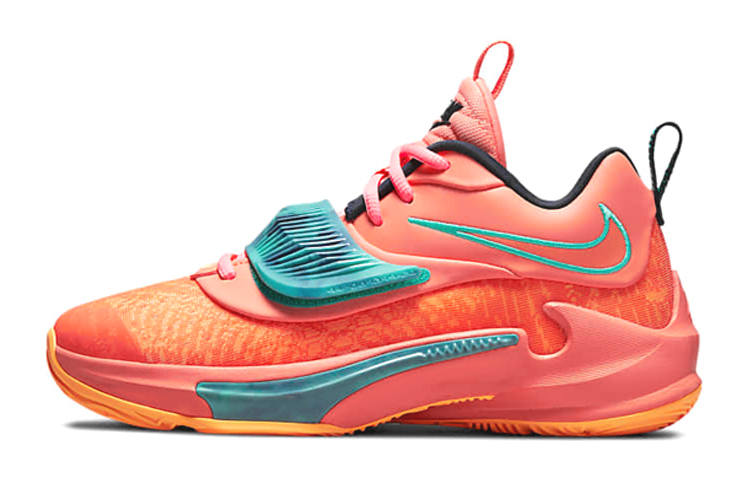 Nike Nike Freak 3 ZOOM Low top Basketball Shoes Neon Orange Unisex