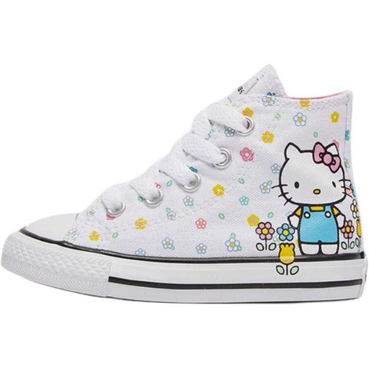 Converse Hello Kitty x Converse Chuck Taylor All Star Abrasion Resistant Abrasion Resistant High top Toddler Shoes White