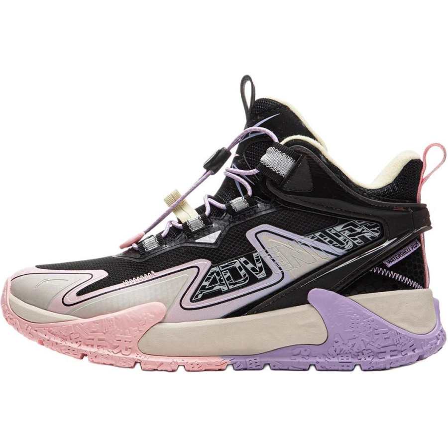 Li-Ning YOUNG Li Ning YOUNG Outdoor Mid top Outdoor Shoes Black Gray Unisex