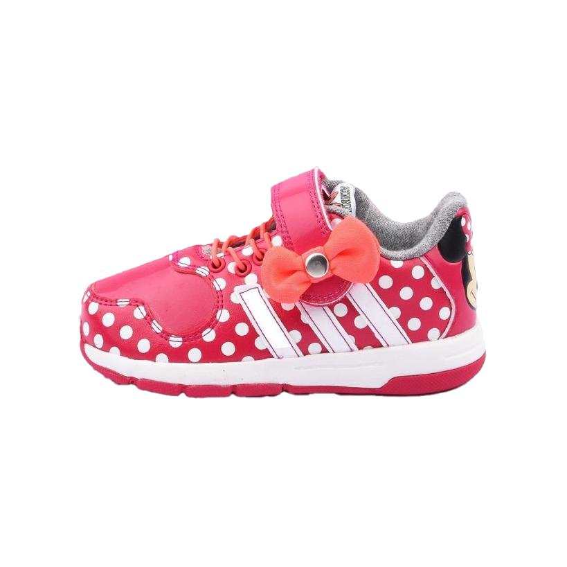 Adidas Disney x Adidas Slip Resistant Abrasion Resistant Slip Resistant Abrasion Resistant Low top Toddler Shoes Peach Pink