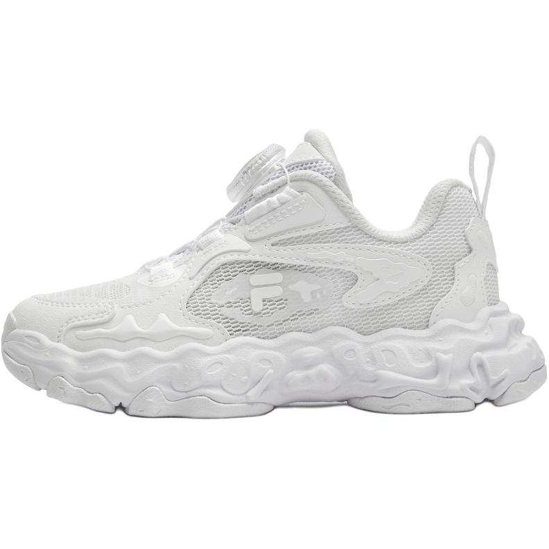 FILA KIDS Lightweight Cushioning Low top Kids' Running Shoes FILA White Children Aged 3 7 Years Old