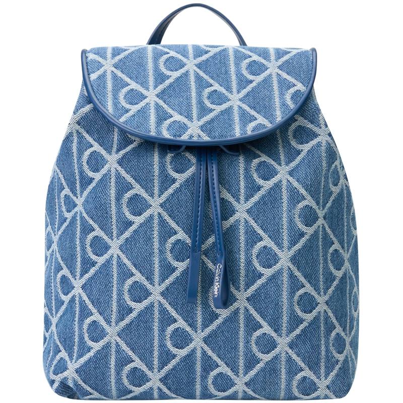 CALVIN KLEIN Fabric Backpack Women's Rainbow Blue