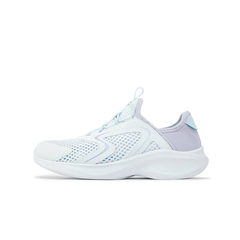 XTEP Synthetic Leather, Textile Running Shoes Xtep Snow Blue Purple Unisex