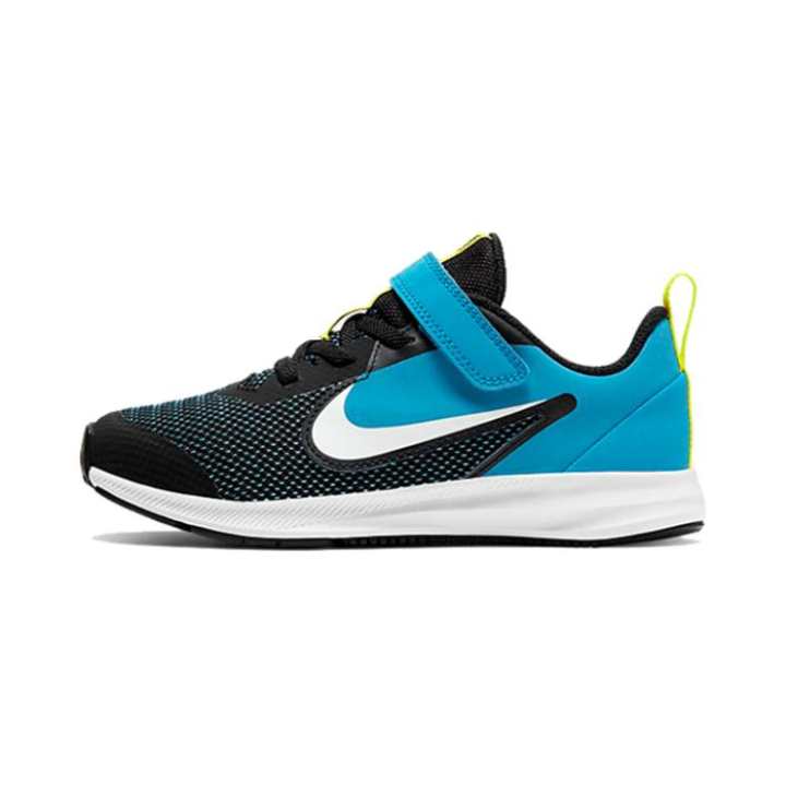 Nike Nike Downshifter 9 Low top Kids' Running Shoes Black Blue Children Aged 3 7 Years Old