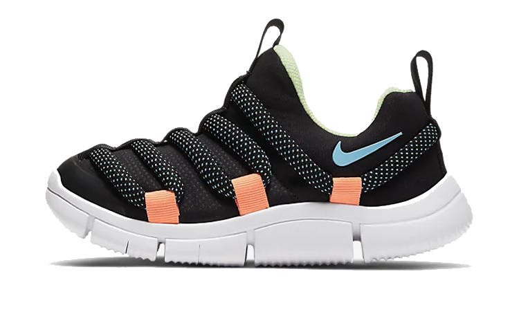 Nike Nike Novice Low top Sports Casual Shoes Black Orange Children Aged 3 7 Years Old
