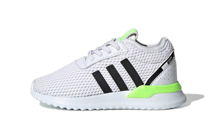 Adidas Originals U_Path X Mesh Comfortable Breathable Low top Toddler Shoes White Green Infant And Toddler