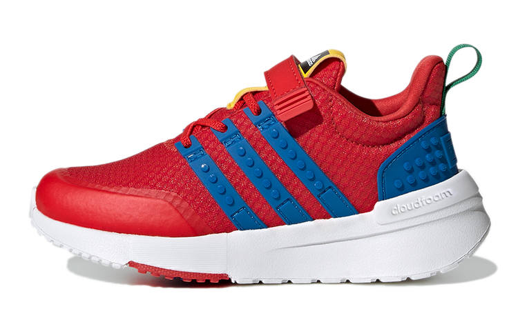 Adidas LEGO x Adidas Racer Tr 1.0 EL K Abrasion Resistant Abrasion Resistant Low top Kids' Running Shoes Red Blue Kids'