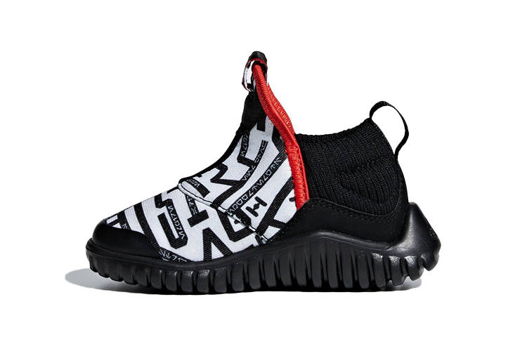 Adidas Adidas Rapida Slip Resistant Slip Resistant Low top Toddler Shoes Black White Red Infant And Toddler