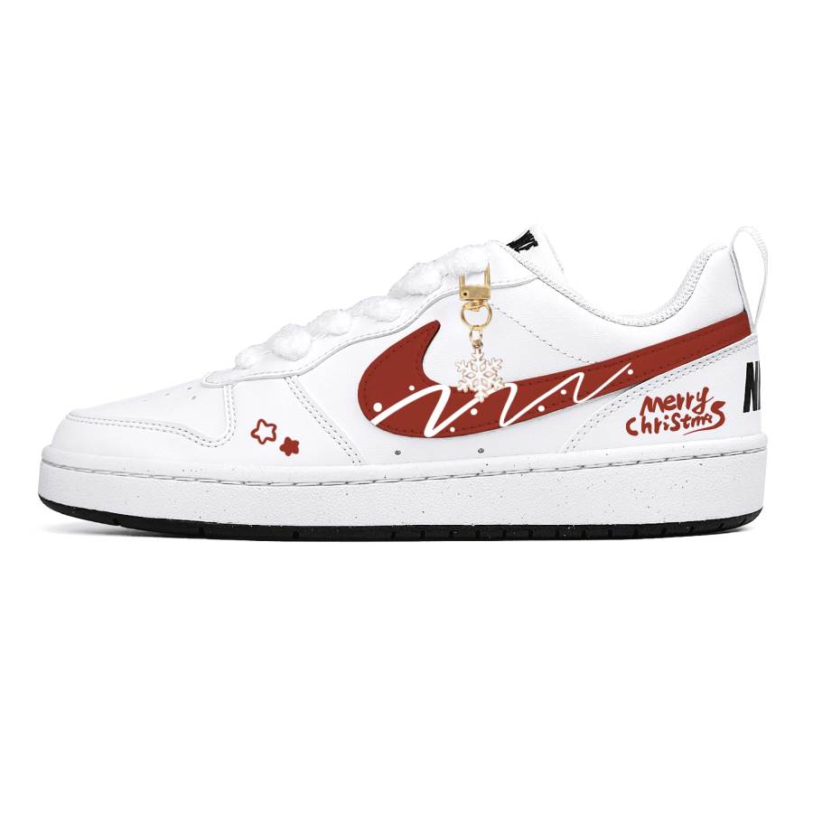 Nike Nike Court Borough Steam Rose, Christmas Eve Anthem Cushioning Abrasion Resistant Cushioning, Wear Resistant Low top