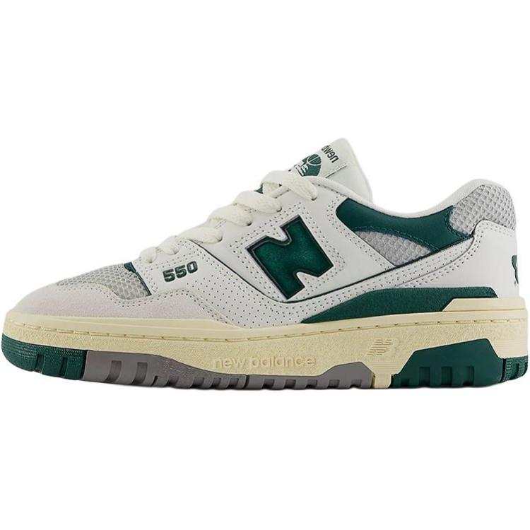 New Balance New Balance NB 550 Low top Kids' Skateboarding Shoes White Green Teenagers