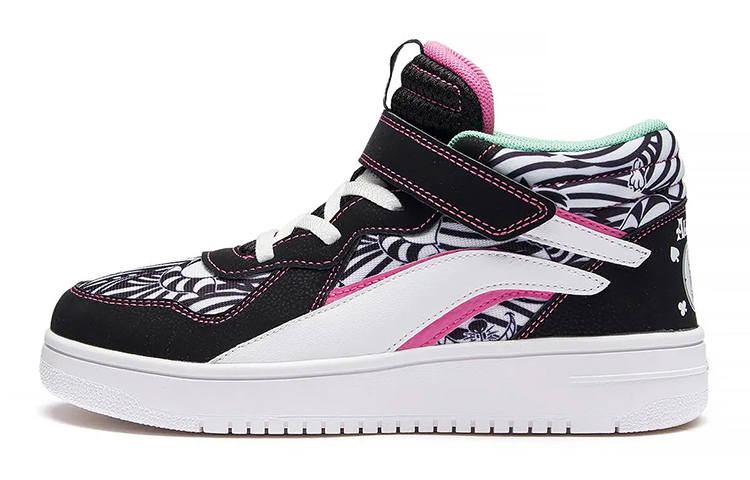 Li-Ning YOUNG Li Ning YOUNG x DISHINIAILISI Li Ning X Disney Alice Slip Resistant Cushioning Abrasion Resistant Mid top
