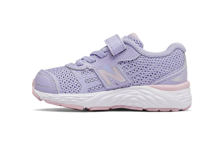 New Balance New Balance Comfortable Slip Resistant Cushioning Abrasion Resistant Breathable Low top Toddler Shoes Light Purple
