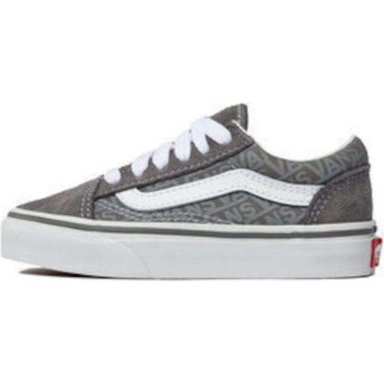 Vans Old Skool Low top Skateboard Shoes Gray Children Aged 3 7 Years Old