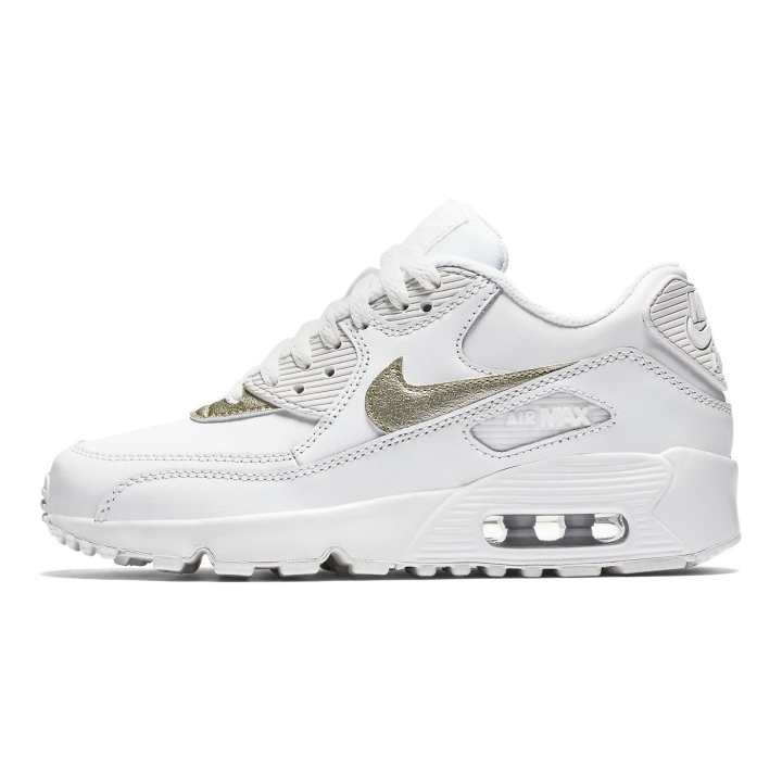 Nike Nike Air Max 90 White Metallic Gold Star GS