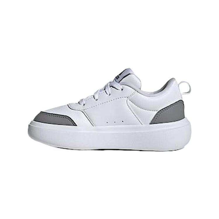 Adidas Adidas Park St K Cushioning, Wear Resistant Kids Lifestyle Shoes White Gray Teenagers