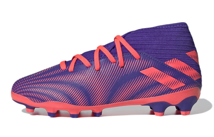 Adidas Adidas Nemeziz 3 Slip Resistant Abrasion Resistant Low top Kids' Soccer Shoes Blue Kids'