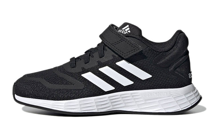 Adidas Adidas Duramo 10 EL K Fabric Comfortable Abrasion Resistant Abrasion Resistant Low top Kids' Running Shoes Black White