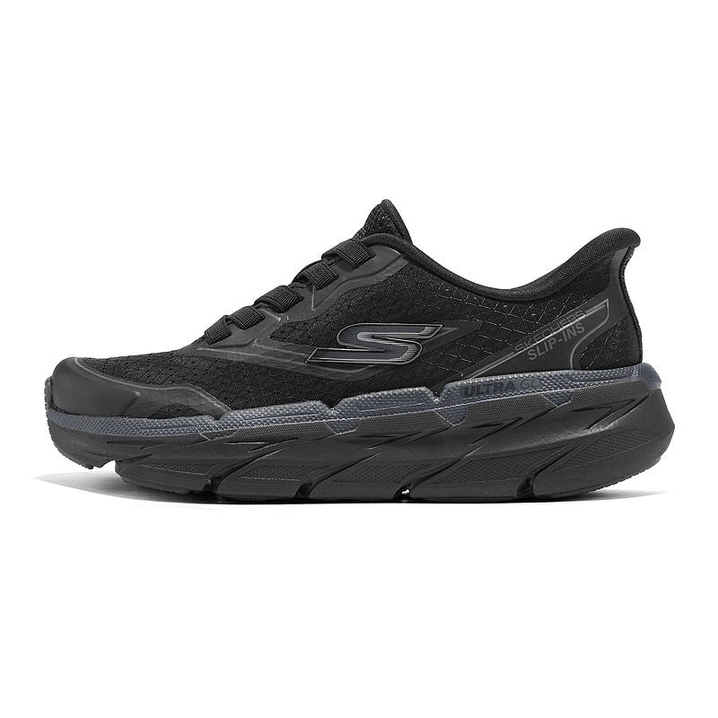 Skechers Kids BOYS Slip Resistant Cushioning Abrasion Resistant Low top Running Shoes Black Kids'