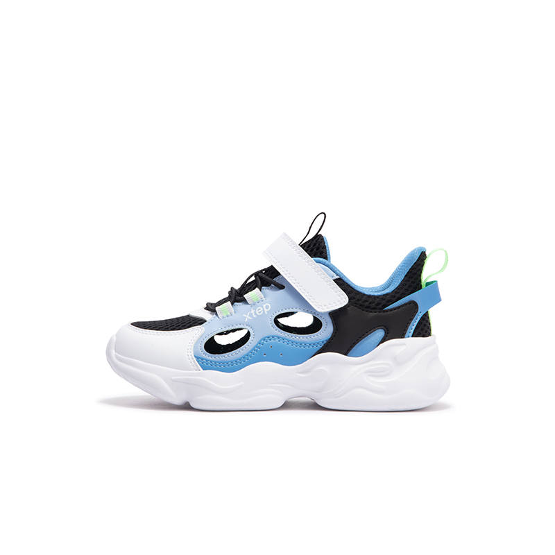 XTEP Abrasion Resistant Abrasion Resistant Low top Casual Shoes Black Xtep White Kids'