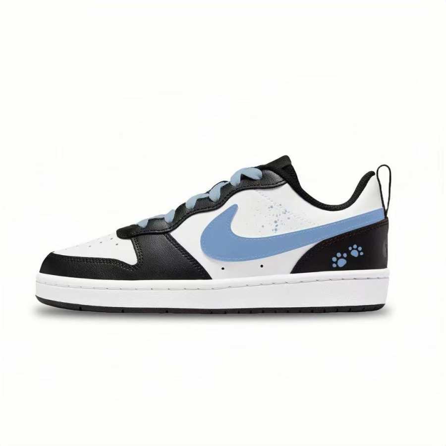 Nike Nike Court Borough Blue Claw Abrasion Resistant Abrasion Resistant Low top Kids' Skateboarding Shoes Blue Black Unisex
