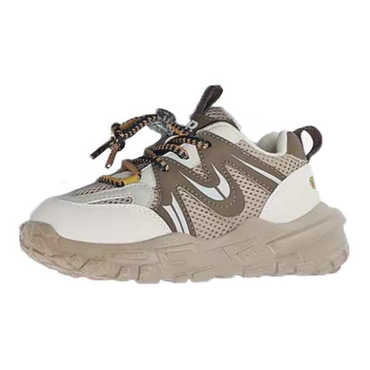 Jeep Abrasion Resistant Breathable Kids Lifestyle Shoes Brown Beige Kids'