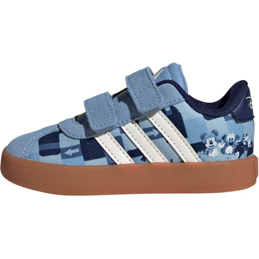 Adidas Disney x Adidas Vl Court Low top Toddler Shoes Blue Infant And Toddler