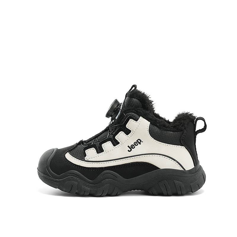 Jeep Synthetic Leather Anti Kick Abrasion Resistant Thermal High top Kids Lifestyle Shoes Kids'