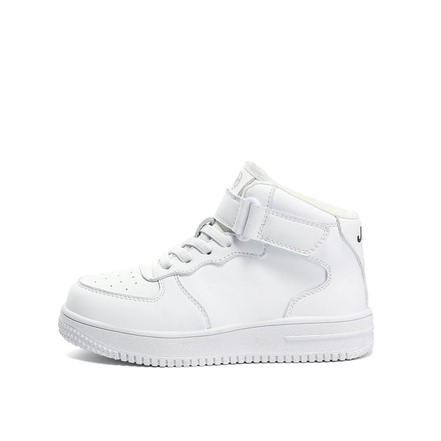 Jeep Mid top Kids' Skateboarding Shoes Snowball White Kids'