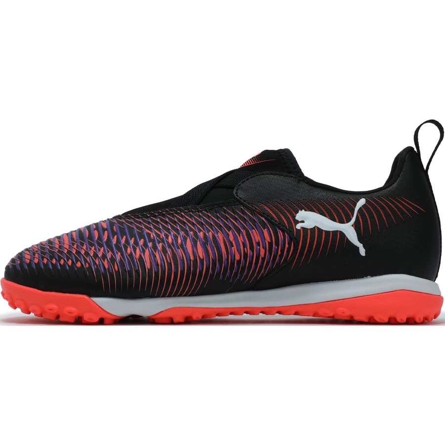 PUMA FUTURE 8 Abrasion Resistant Abrasion Resistant Low top Kids' Soccer Shoes Black Puma White Bright Red Kids'
