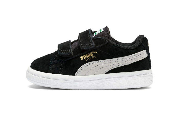 PUMA 2 Low top Toddler Shoes Black White Infant And Toddler