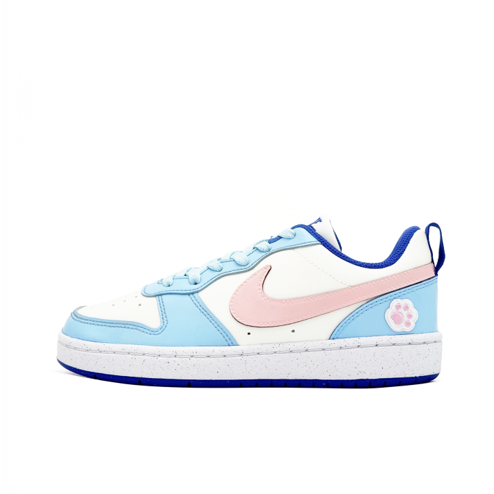 Nike Nike Court Borough Maris Sal Fluffy Cat Leather Slip Resistant Abrasion Resistant Support