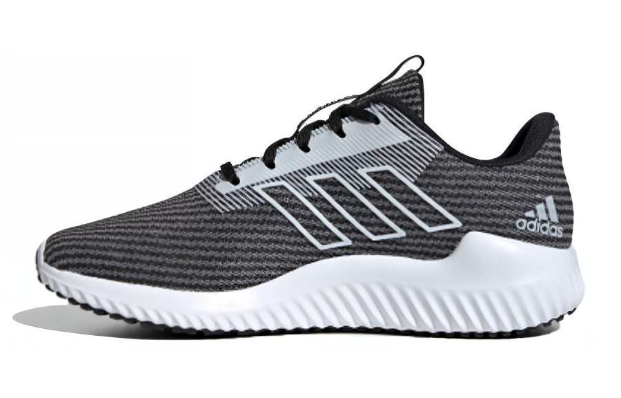Adidas Adidas Climacool 2.0 J Lace Up Slip Resistant Low top Kids' Running Shoes Black White Gray Teenagers