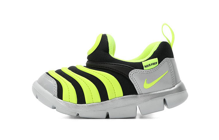 Nike Nike Dynamo Free Y2k Abrasion Resistant Low top Toddler Shoes Gray Yellow Black Infant And Toddler