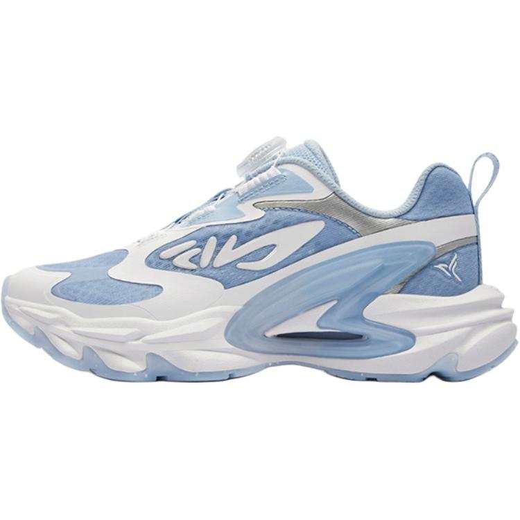 FILA KIDS FILA KIDS Hummingbird 2 Slip Resistant Rebound Breathable Support Low top Kids' Running Shoes Blue White