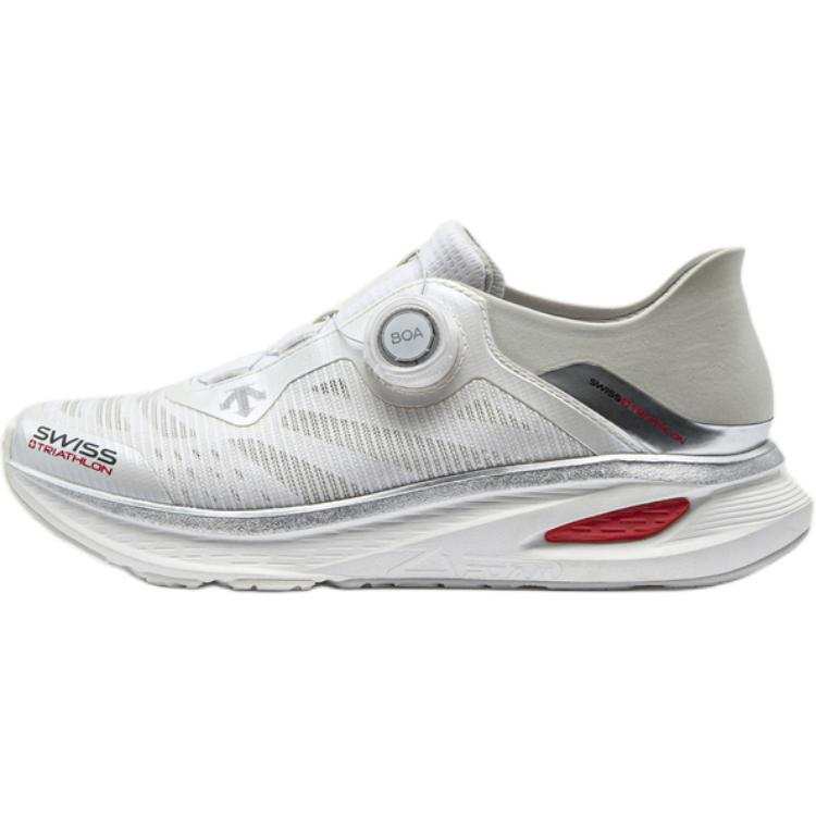 DESCENTE RUNNING Cushioning Breathable Cushioning Breathable Low top Kids' Running Shoes White