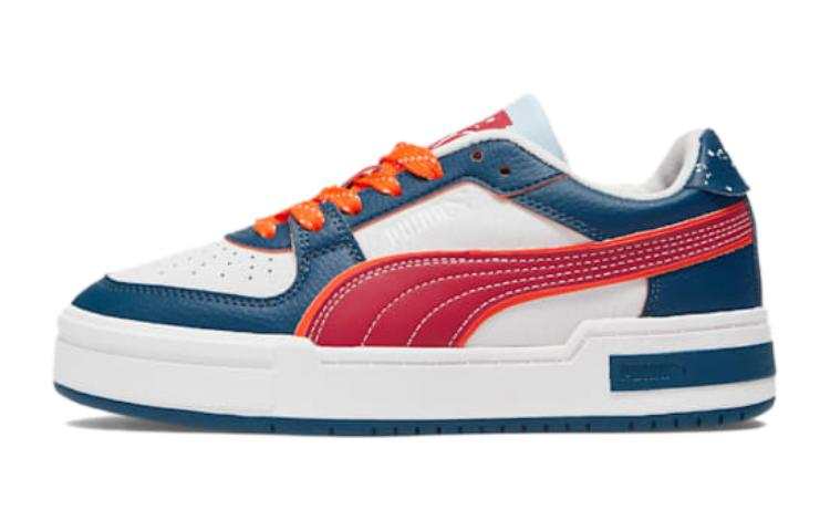 PUMA Ca Pro Cushioning, Wear Resistant Low top Kids' Skateboarding Shoes Blue White Teenagers