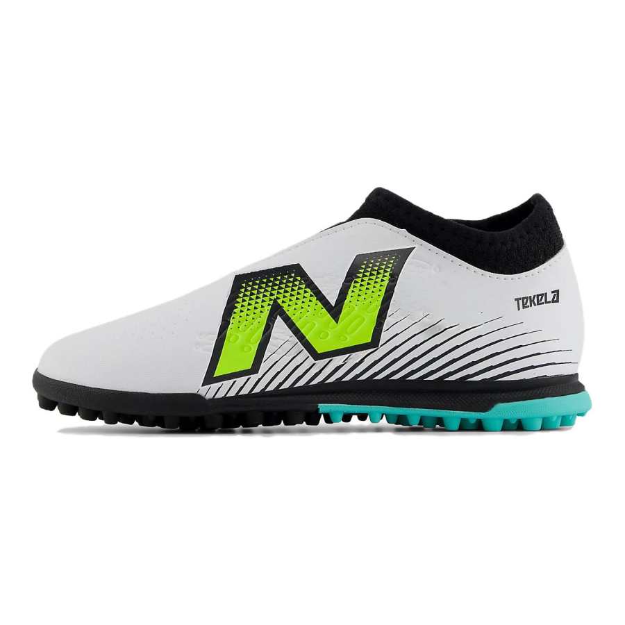 New Balance New Balance Tekela V4 Low top Kids' Soccer Shoes White Green Kids'